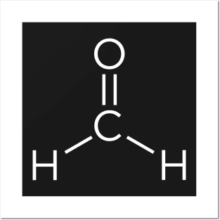 Formaldehyde Molecular Structure Posters and Art